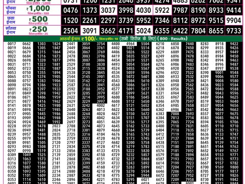 Rajshree Lottery Result Today