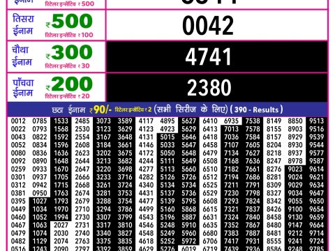 Rajshree Lottery Result Today