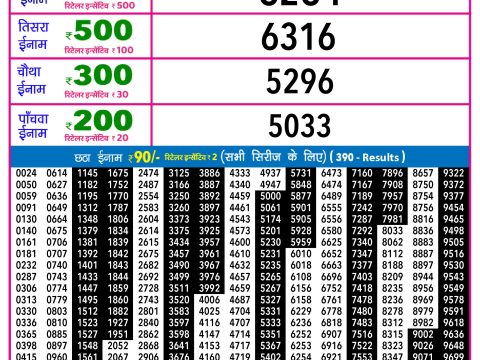 Rajshree Lottery Result Today