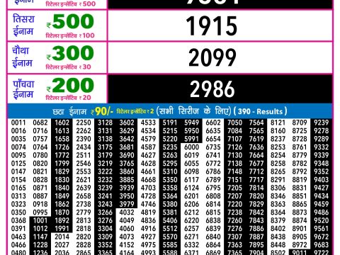 Rajshree Lottery Result Today