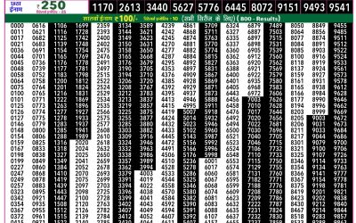Rajshree 50 Shani Weekly Lottery 7.30pm Result 14 March 2026
