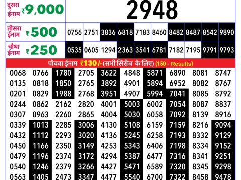 Rajshree Lottery Result Today