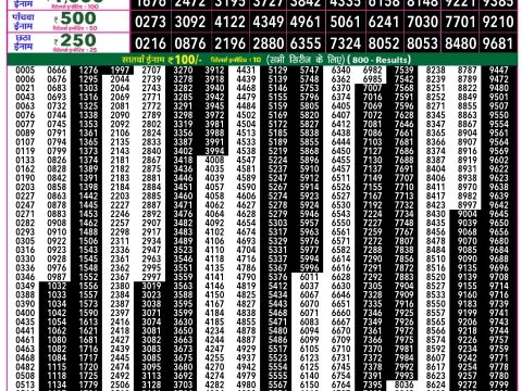 Rajshree Lottery Result Today