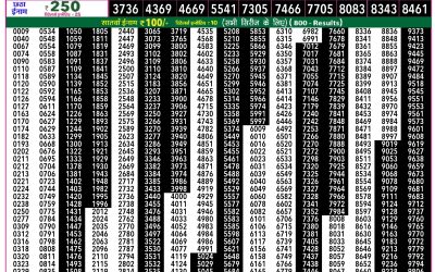 Everest Lottery Result Today Rajshree 50 Budh Weekly Lottery 7:30pm Result 25 March 2026