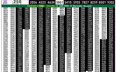 Rajshree 50 Budh Weekly Lottery 7:30pm Result 18 March 2026