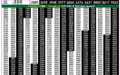 Rajshree 50 Mangal Weekly Lottery 7.30pm Result 03 March 2026