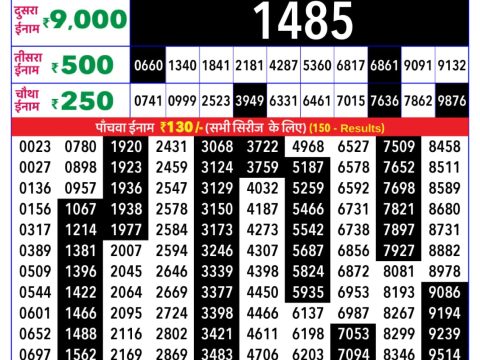 Rajshree Lottery Result Today