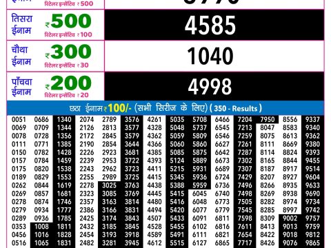 Rajshree Lottery Result Today