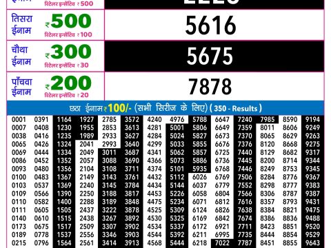 Rajshree Lottery Result Today