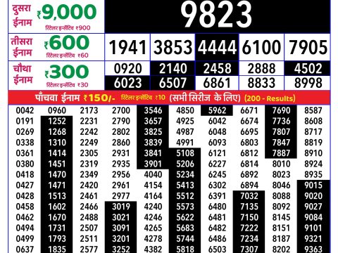 Rajshree Lottery Result Today