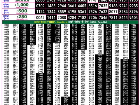 Rajshree Lottery Result Today