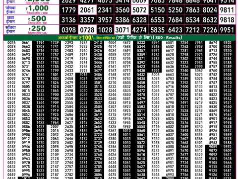 Rajshree Lottery Result Today