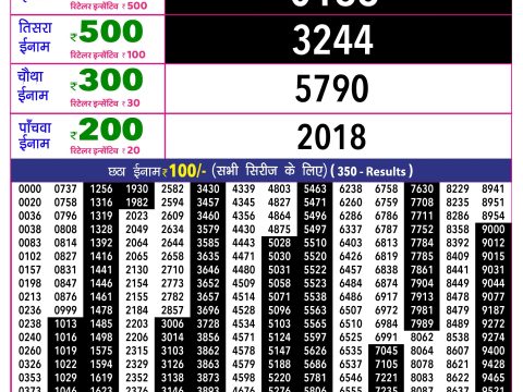 Rajshree Lottery Result Today