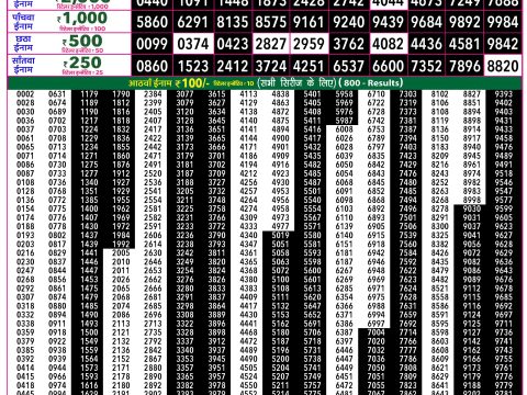 Rajshree Lottery Result Today