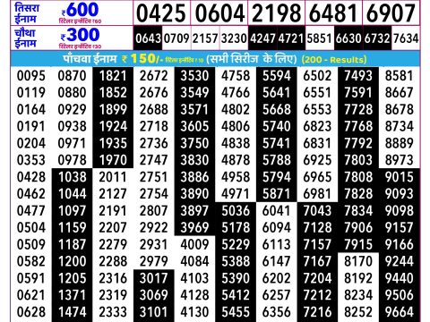 Rajshree Lottery Result Today