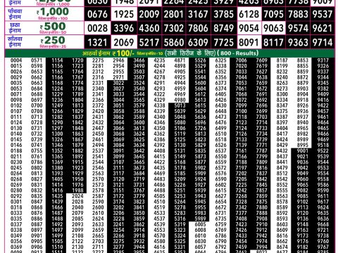 Rajshree Lottery Result Today