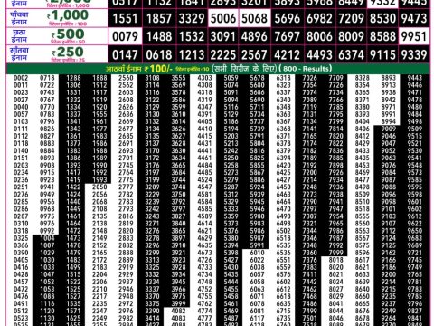 Rajshree Lottery Result Today