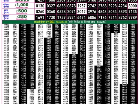 Rajshree 50 Guru Weekly Lottery 7:30pm Result 16 April 2026 Rajshree Lottery Result Today