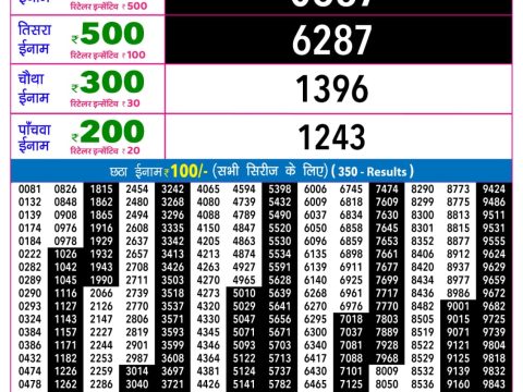 Rajshree Lottery Result Today