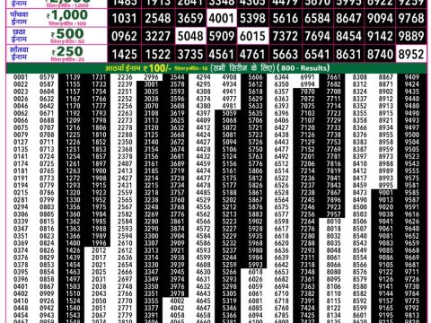 Rajshree Lottery Result Today