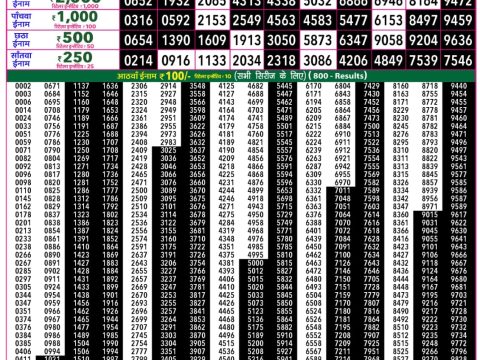 Rajshree Lottery Result Today