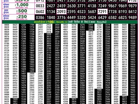 Rajshree Lottery Result Today