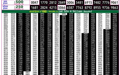 Rajshree 50 Shani Weekly Lottery 7.30pm Result 25 April 2026