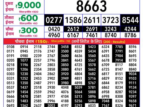 Rajshree Lottery Result Today