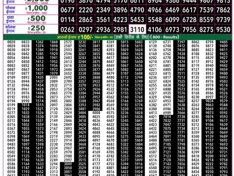 Rajshree Lottery Result Today