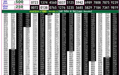 Rajshree 50 Budh Weekly Lottery 7:30pm Result 29 April 2026