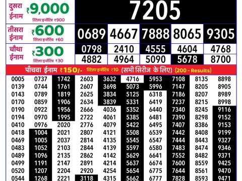 Rajshree Lottery Result Today