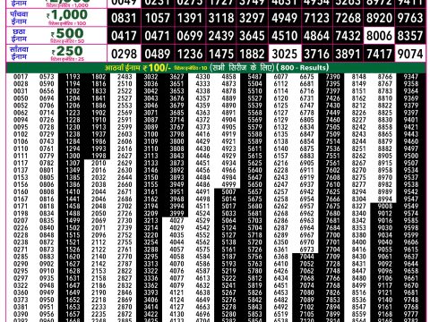 Rajshree Lottery Result Today