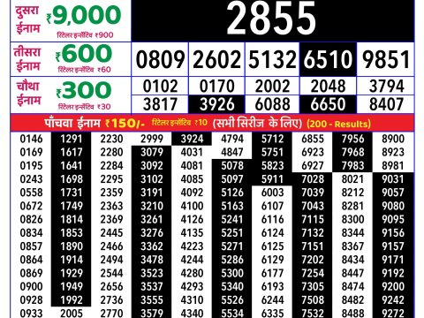 Rajshree Lottery Result Today