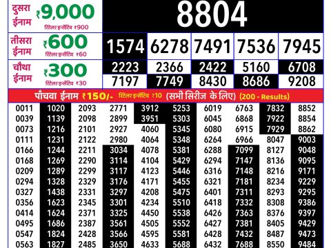 Rajshree Lottery Result Today