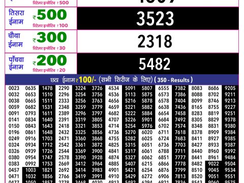 Rajshree 10 Evening Ravi Weekly Lottery 5.40pm Result 17 May 2026 Rajshree Lottery Result Today