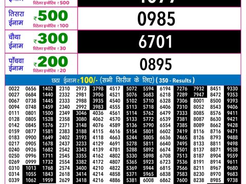 Rajshree Night Budh Weekly Lottery 9pm Result 27 May 2026 Rajshree Lottery Result Today