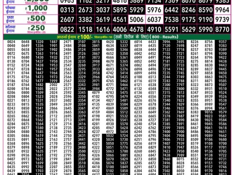 Rajshree Lottery Result Today