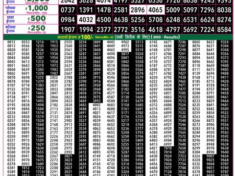 Rajshree Lottery Result Today
