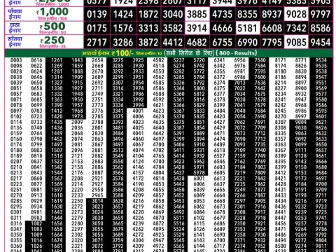 Rajshree Lottery Result Today