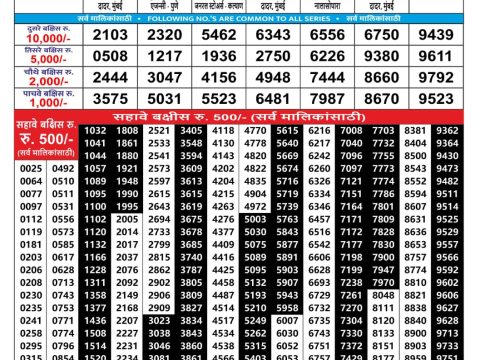 Rajshree Lottery Result Today