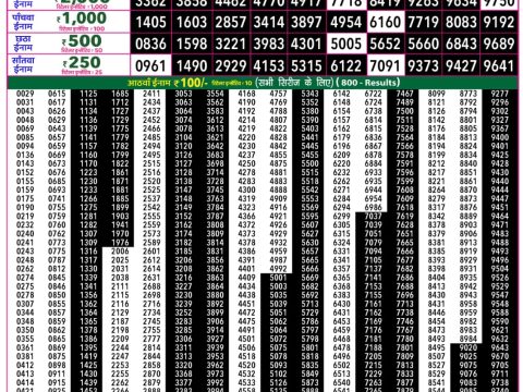 Rajshree Lottery Result Today
