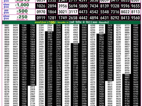 Rajshree Lottery Result Today