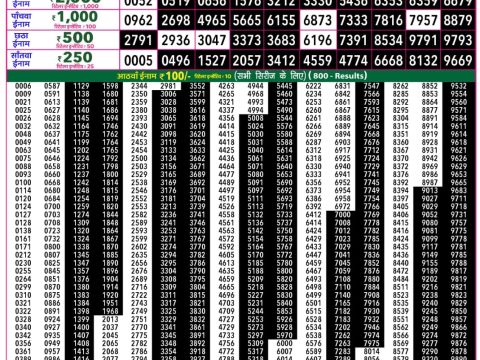 Rajshree Lottery Result Today