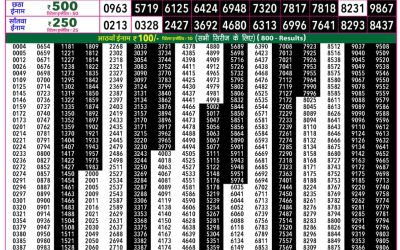 Rajshree 50 Mangal Weekly Lottery 7.30pm Result 12 May 2026