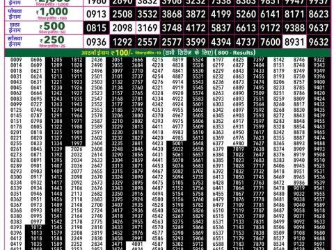 Rajshree Lottery Result Today