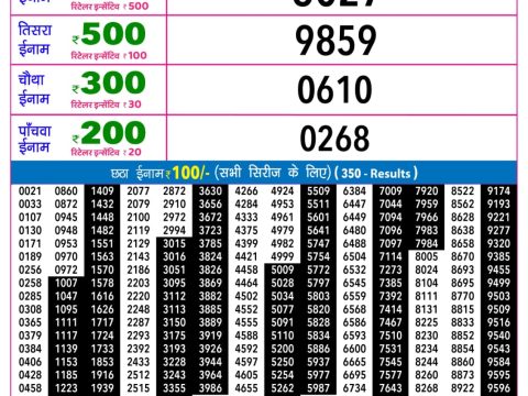 Rajshree Lottery Result Today