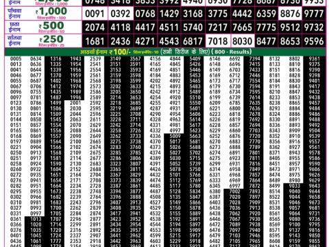 Rajshree Lottery Result Today