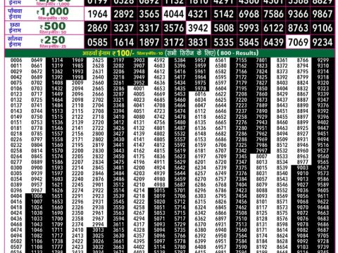 Rajshree 50 Som Weekly Lottery 7:30pm Result 25 May 2026 Rajshree Lottery Result Today
