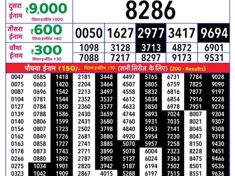 Rajshree Tulip Weekly Lottery 4pm Result 26 May 2026 Rajshree Lottery Result Today