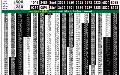 Rajshree 50 Shukra Weekly Lottery 7:30pm Result 29 May 2026